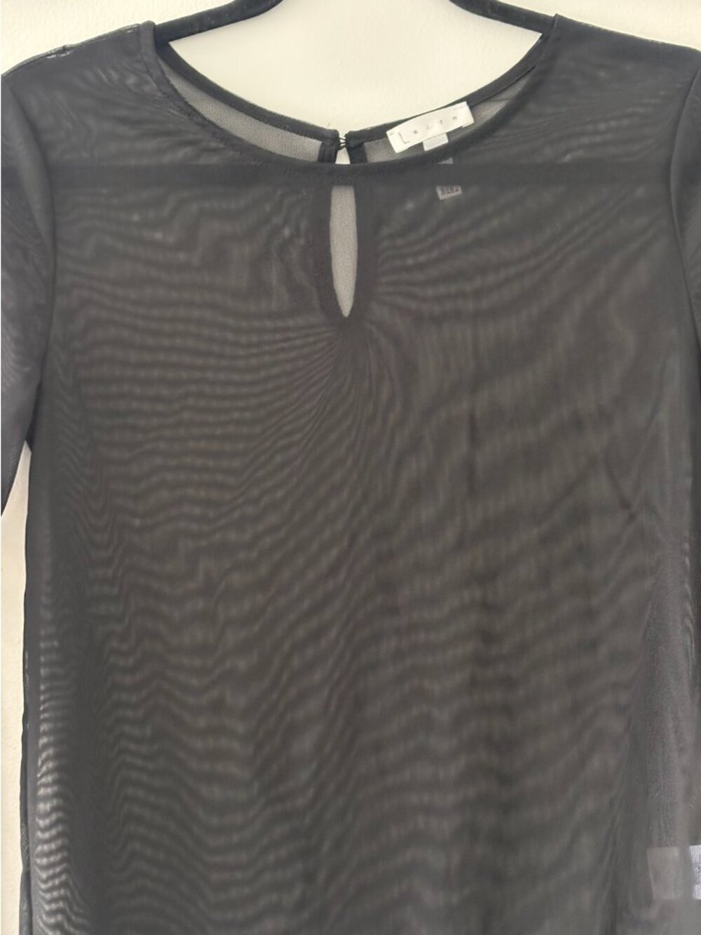 Black Mesh Top - Leith - Picture 2 of 6